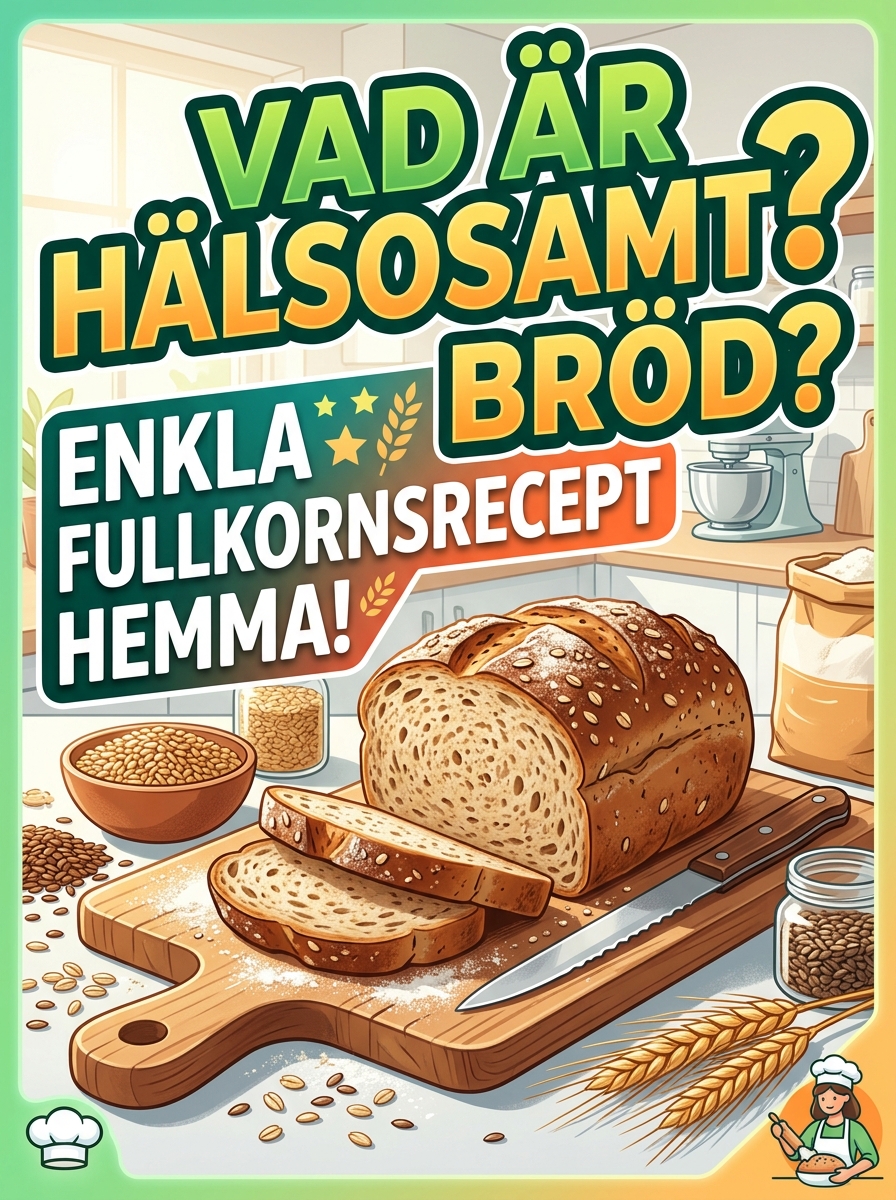 Vad är nyttigt bröd? Enkla fullkornsrecept hemma